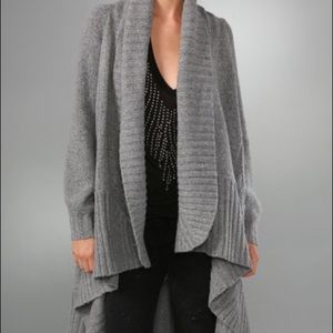 Michelle Mason Cable Blanket Coat